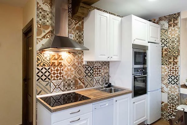 La cocina del merendero de Casa de la Ribera